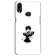 Чехлы Венсдей на Samsung Galaxy A10s (A107) Уэнсдей (AlphaPrint) (танец Уэнздей)