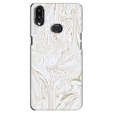 Мраморный чехол на Samsung Galaxy A10s (A107) (VPrint) (Белый мрамор)