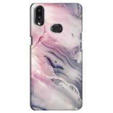 Мраморный чехол на Samsung Galaxy A10s (A107) (VPrint) (Пурпурный Мрамор)