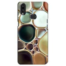 Мраморный чехол на Samsung Galaxy A10s (A107) (VPrint) (Радужный Мрамор)