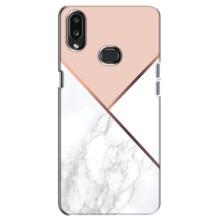 Мраморный чехол на Samsung Galaxy A10s (A107) (VPrint) (Тройной мрамор)