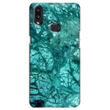 Мраморный чехол на Samsung Galaxy A10s (A107) (VPrint) (Зеленый мрамор)