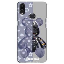 Силиконовый чехол для Samsung Galaxy A10s (A107) (Медведь Louis Vuitton)