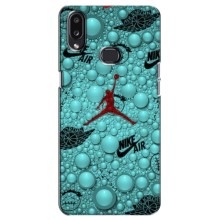 Силиконовый Чехол Nike Air Jordan на Самсунг Галакси А10с (Джордан Найк)
