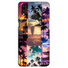 Силиконовый чехол с КАРТИНКАМИ лето для Samsung Galaxy A10s (A107) (AlphaPrint) (Летний отпуск)