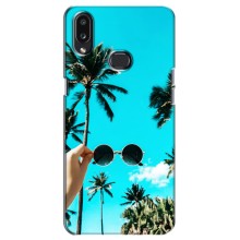 Силиконовый чехол с КАРТИНКАМИ лето для Samsung Galaxy A10s (A107) (AlphaPrint) (Взгляд лето)