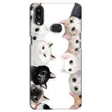 Силиконовый чехол с котиком для Samsung Galaxy A10s (A107) (Коты)