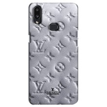 Текстурный Чехол Louis Vuitton для Самсунг Галакси А10с – Белый ЛВ