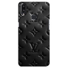Текстурный Чехол Louis Vuitton для Самсунг Галакси А10с (Черный ЛВ)