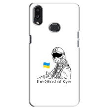 Защитные чехлы (Призрак Киева) для Samsung Galaxy A10s (A107) (AlphaPrint) (Летчик Киева)