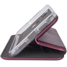 Кожаный чехол-книжка Classy для Samsung Galaxy A11 – Бордовый