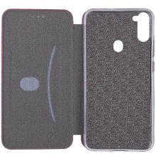 Кожаный чехол-книжка Classy для Samsung Galaxy A11 – Бордовый