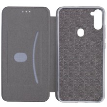 Кожаный чехол-книжка Classy для Samsung Galaxy A11 – Черный