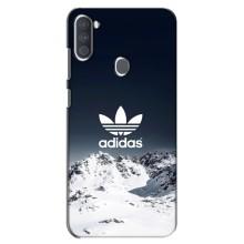 Чехлы Адидас для Samsung Galaxy A11 (A115) (AlphaPrint) (Адидас в горах)