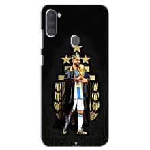 Чехлы для Samsung Galaxy A11 (A115) (Leo чемпион) (AlphaPrint) – Месси Король