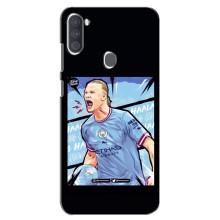 Чехлы с футболистом Ерлинг Холанд для Samsung Galaxy A11 (A115) (AlphaPrint) (гол Эрлинг Холланд)