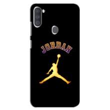 Чехлы для Samsung Galaxy A11 (A115) - с картинкой JORDAN (AlphaPrint) (Jordan Gold)