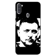 Чехол для Samsung Galaxy A11 (A115) (AlphaPrint - с принтом Зеленского) – Зеленский АРТ
