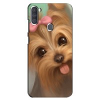 Чехол (ТПУ) Милые собачки для Samsung Galaxy A11 (A115) (Йоршенский терьер)