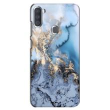 Мраморный чехол на Samsung Galaxy A11 (A115) (VPrint) (Нежный мрамор)