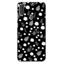 Чохли з тематикою "КВІТИ" на Samsung Galaxy A11 (A115) (цвітіння на чорному)