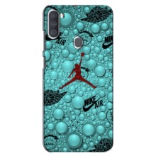 Силиконовый Чехол Nike Air Jordan на Самсунг Галакси А11 – Джордан Найк