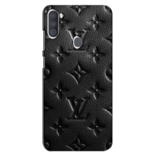 Текстурный Чехол Louis Vuitton для Самсунг Галакси А11 – Черный ЛВ