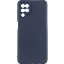 Чохол Silicone Cover Lakshmi Full Camera (A) для Samsung Galaxy A12 / M12 – Синій