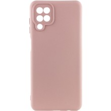 Чохол Silicone Cover Lakshmi Full Camera (A) для Samsung Galaxy A12 / M12 – Рожевий