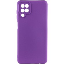 Чехол Silicone Cover Lakshmi Full Camera (AA) для Samsung Galaxy A12 – Фиолетовый