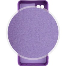 Чехол Silicone Cover Lakshmi Full Camera (AA) для Samsung Galaxy A12 – Фиолетовый