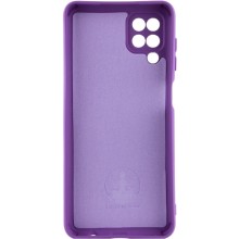 Чехол Silicone Cover Lakshmi Full Camera (AA) для Samsung Galaxy A12 – Фиолетовый