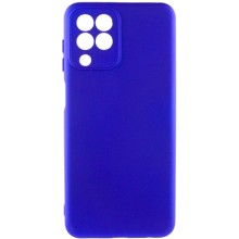 Чохол Silicone Cover Lakshmi Full Camera (AA) для Samsung Galaxy A12 – Синій