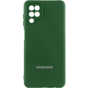 Чехол Silicone Cover Lakshmi Full Camera (AAA) with Logo для Samsung Galaxy A12