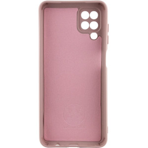 Чехол Silicone Cover Lakshmi Full Camera (AAA) with Logo для Samsung Galaxy A12 – Розовый