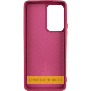 Чохол Silicone Cover Lakshmi Full Camera (AAA) для Samsung Galaxy A12 – Бордовий