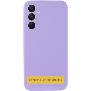 Чохол Silicone Cover Lakshmi Full Camera (AAA) для Samsung Galaxy A12 – Бузковий