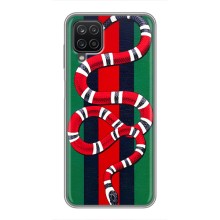 Чехлы ГУЧЧИ для Самсунг А12 (AlphaPrint) (Gucci змия)