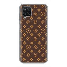 Чехлы Луи Витон для Samsung Galaxy A12 (AlphaPrint - LOUIS VUITTON) (фон LOUIS VUITTON)