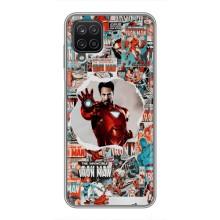 Чохли з героями Марвел Samsung Galaxy A12 (VPrint) – Айронмен
