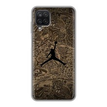 Чохли для Samsung Galaxy A12 - з картинкою JORDAN (AlphaPrint) (Logo Jordan)