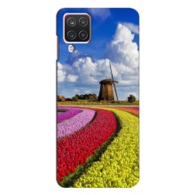 Чехлы с картинкой (Тюльпаны) на Самсунг Галакси А12 – Поле тюльпанов