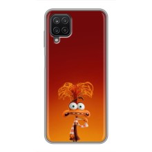 Чехол Головоломка для Samsung Galaxy A12 - (AlphaPrint) (Тревожность)