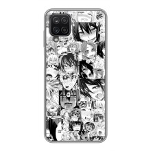 Анимешный чехол для Samsung Galaxy A12 (Ahegao manga)