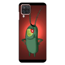 Чехол с картинкой "Одноглазый Планктон" на Samsung Galaxy A12 (Стильный Планктон)