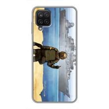 Чехол с принтом (Русский корабль...) для Самсунг А12 (AlphaPrint) – Русский корабль