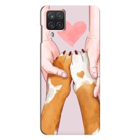 Чохол (ТПУ) Милі песики для Samsung Galaxy A12 – Любов до собак