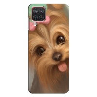 Чехол (ТПУ) Милые собачки для Samsung Galaxy A12 (Йоршенский терьер)