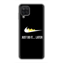Чехол с логотипом Найк на Samsung Galaxy A12 – Nike just do it