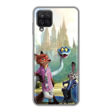 Чехол Зоотрополіс на Samsung Galaxy A12 – Ник Джуди и змея